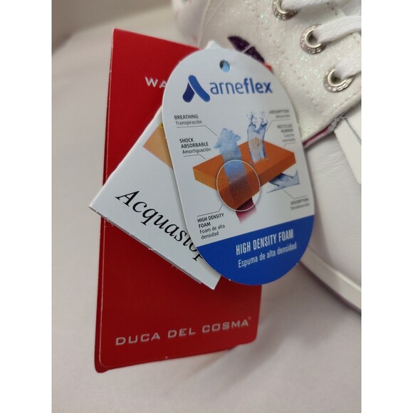 DUCA DEL COSMA Golf Shoes Women Size 9 Pink/Purple/Glitter - Picture 12 of 12